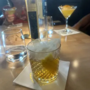 The Revellie. A wonderful twist on an Old Fashioned.