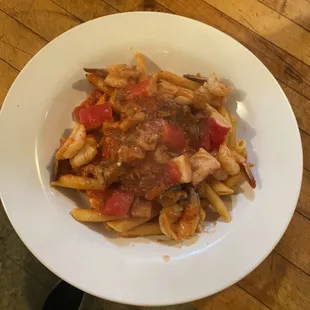 Pasta con mariscos