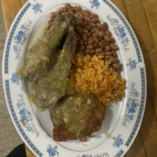 Costilla d cerdo en salsa verde