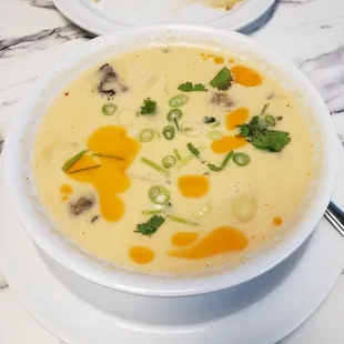 Tom kha. Really good