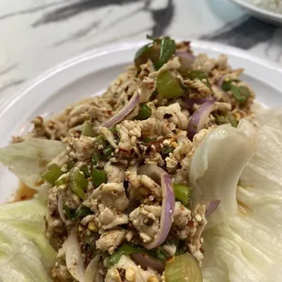 Chicken larb 4/5