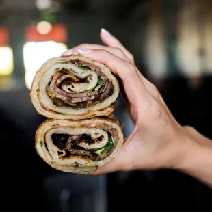 Beef Pancake Wrap