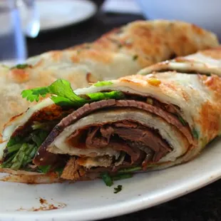 Green Onion Pancake Wrapped Beef