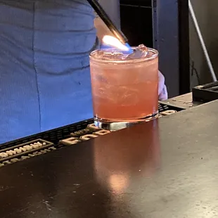 Goblet of Fire cocktail