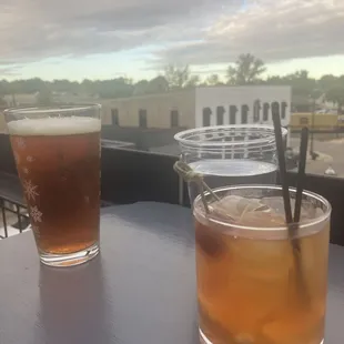 Enjoying the balcony!