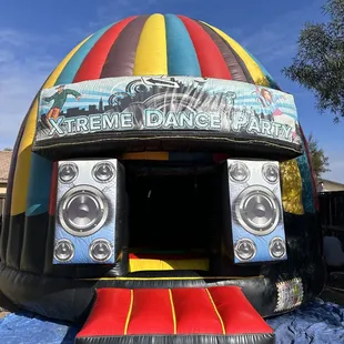Music disco dome jumper for rentals in moreno valley