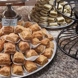 a variety of pastries