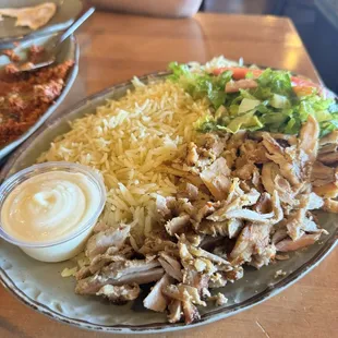 Chicken Shawarma Plate