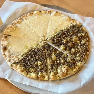 Zaatar and Cheese Mana'eesh