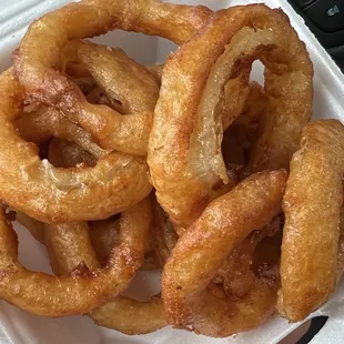 solid onion rings