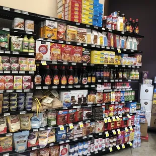 a wide variety of food items