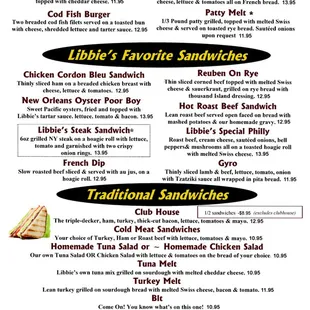 2022 MENU