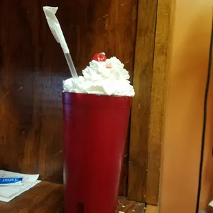 root beer float!!