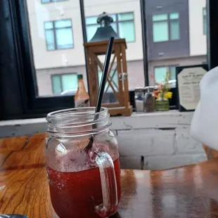 Bourbon cheering slush! So good and refreshing!