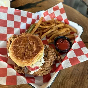 Hot Honey Chicken Sandwich