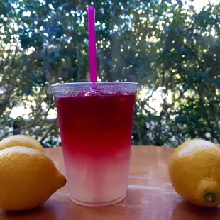 Our seasonal Passion tea Lemonade!