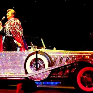 Liberace's cars were extensions of his costumes.