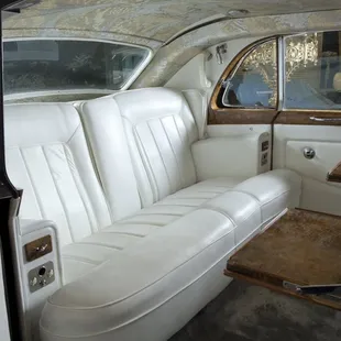 Interior of the 1961 Rolls Royce Phantom V Sedanca De Ville