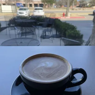 cappuccino  w/ a view