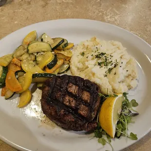 Steak &amp; Whipped Potatoes