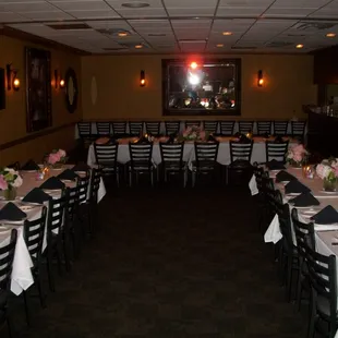a dining room