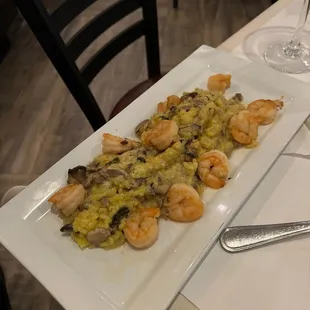 Trefungi Risotto w/shrimp