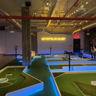 Mini golf area