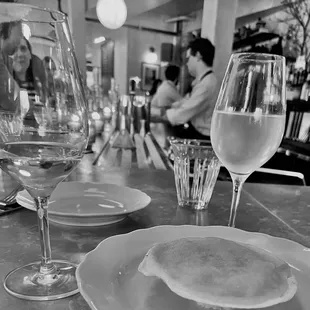 View from the bar seats.