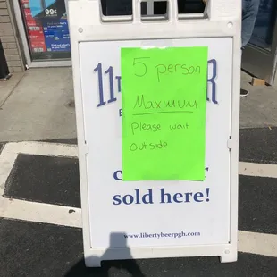 a sign outside of a store