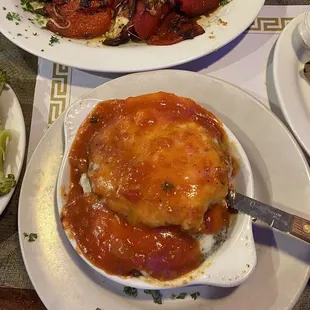 Senior Eggplant Parmigiana Platter