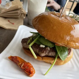 Jackie O lamb lamb burger