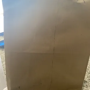 To go bag stapled