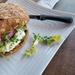 They replaced the burger but the spoiled arugala wasn&apos;t good