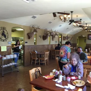 Cool decor, very attentive staff and friendly folks everywhere.