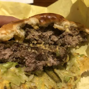 Double cheeseburger