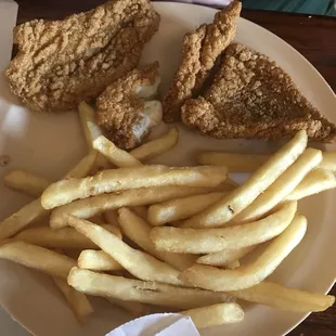 Fish plate- super thick breading