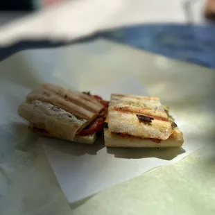 vegan cheese panini