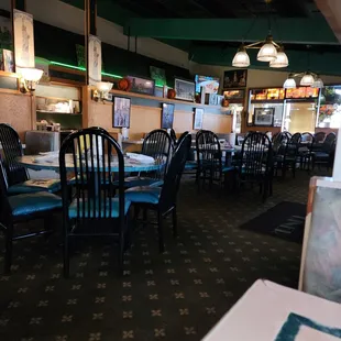 Inside the restaurant