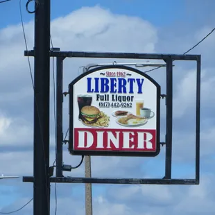 Liberty Diner sign 4/2015