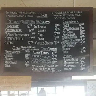 Menu 2018