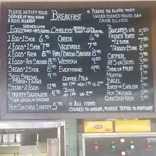 Menu 2018