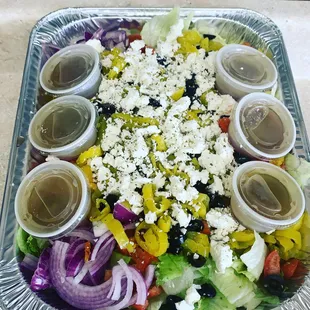 Greek salad family size