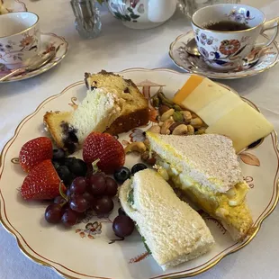 Our Christmas high tea was quite enjoyable.