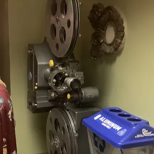 Old film reel on display!