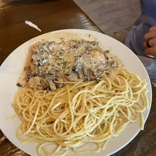 Chicken with mushrooms