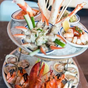 seafood tower