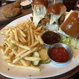 Fried Chicken Sliders