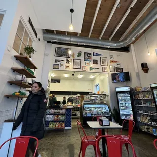 the interior of the restaurant