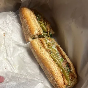 All Kale Chicken Caesar Hoagie