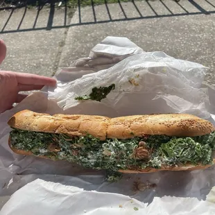 All Kale Chicken Caesar Hoagie